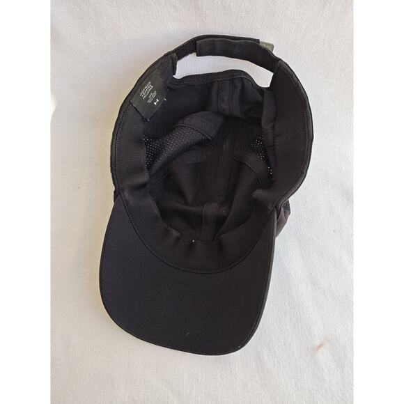 Under Armour Women's Black Running Hat Hook & Loop Closure Yoga Casual Vented - Picture 6 of 9